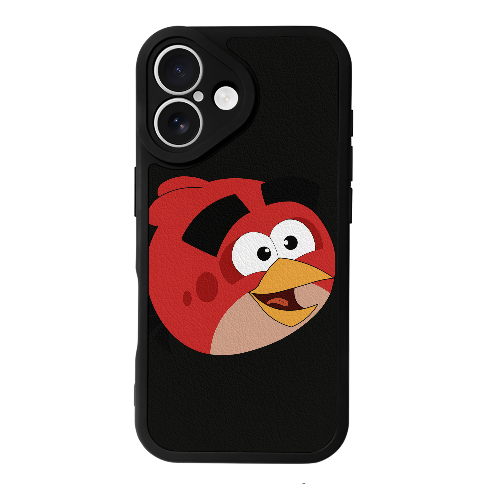 （画像用） Angry Birds アングリーバード 【iPhone 16シリーズ対応】シリコンスマホケース（レザー調） 材質：シリコン